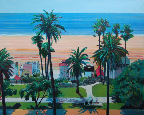 View from the Shangri-la Hotel Santa Monica