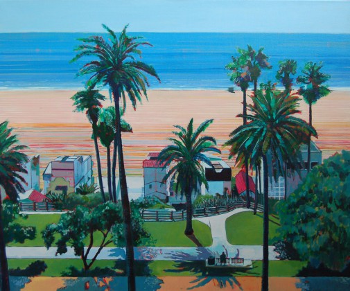 View from the Shangri-la Hotel Santa Monica