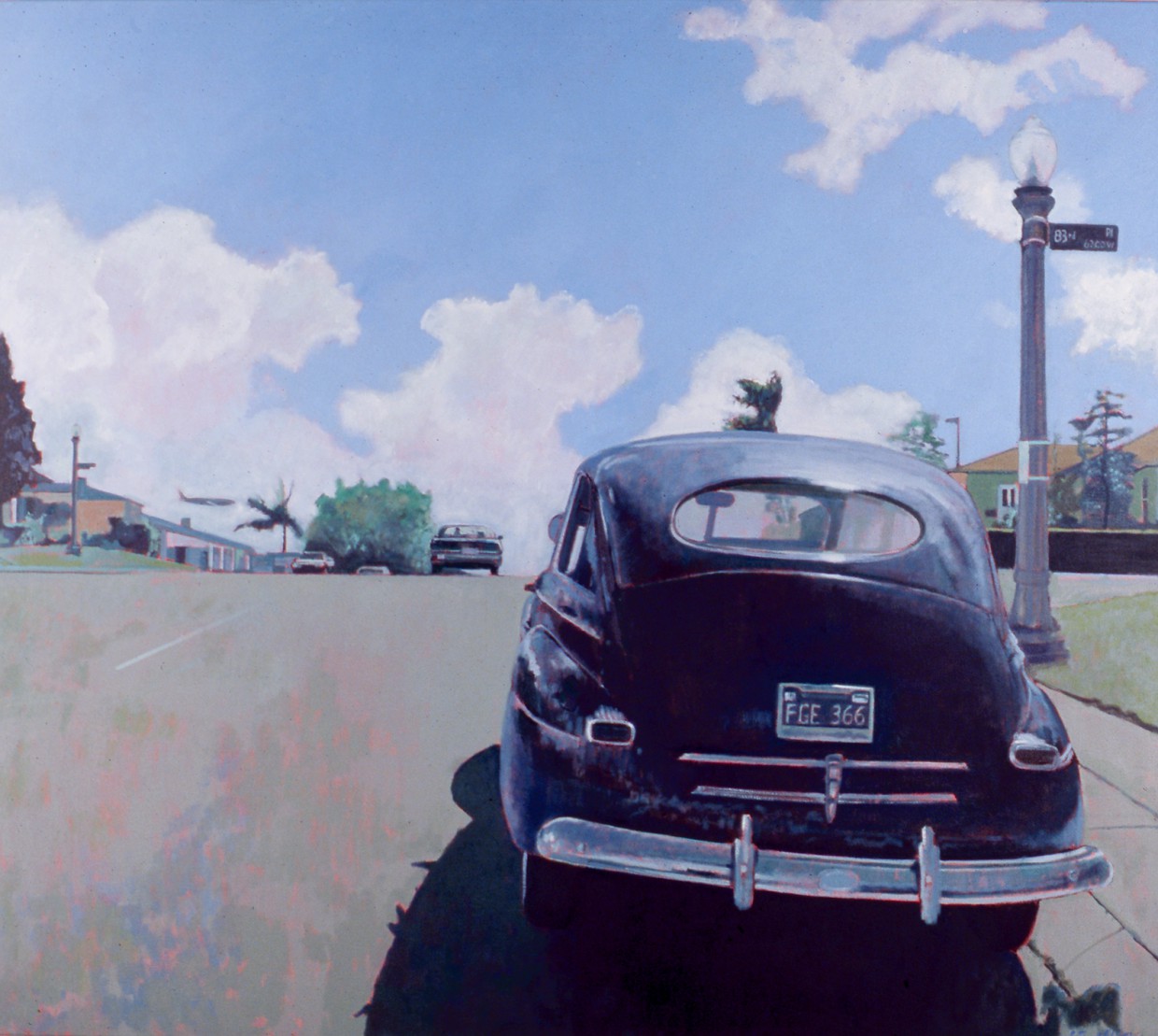 Parked Ford on Truxon Ave