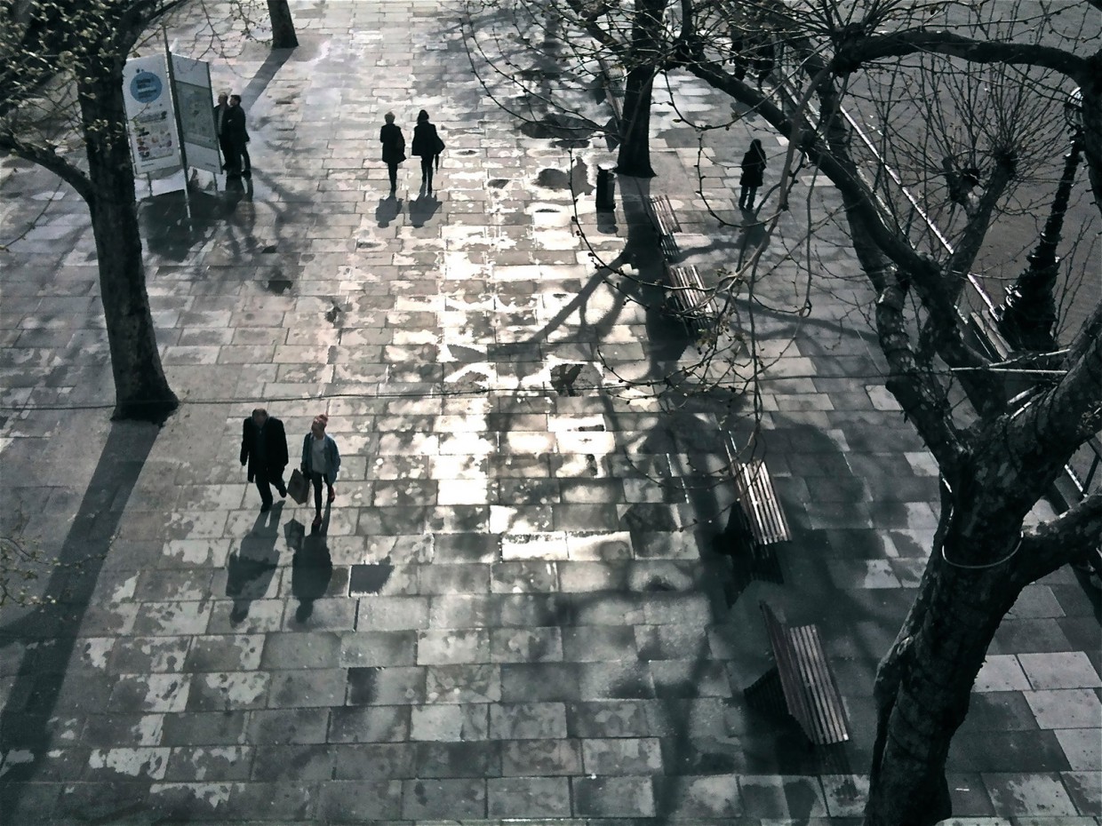 Second B_W photo Under-Waterloo Bridge 2013