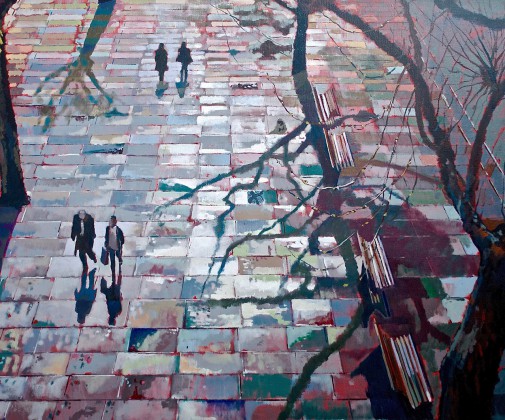 Under Waterloo Bridge 2 36x54ins 2013