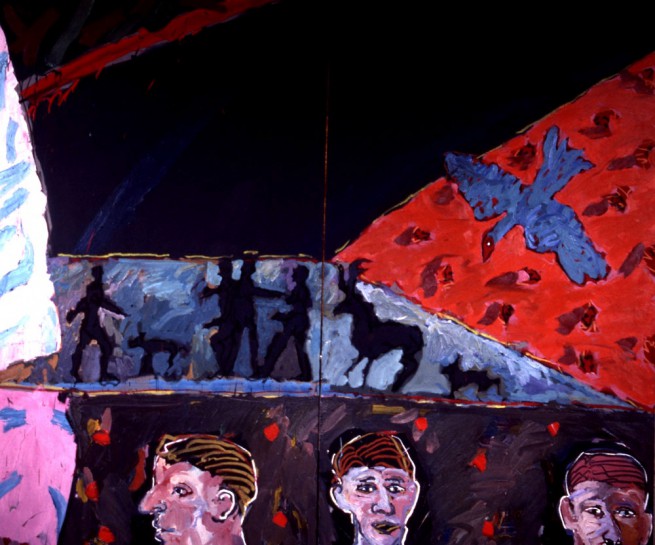 Underground Dialogues 3 96x120 ins 1985