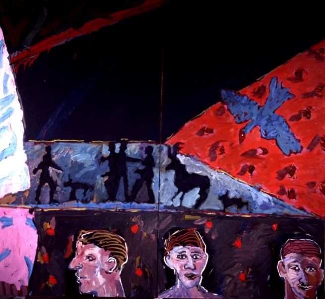 Underground Dialogues 3 96x120 ins 1985