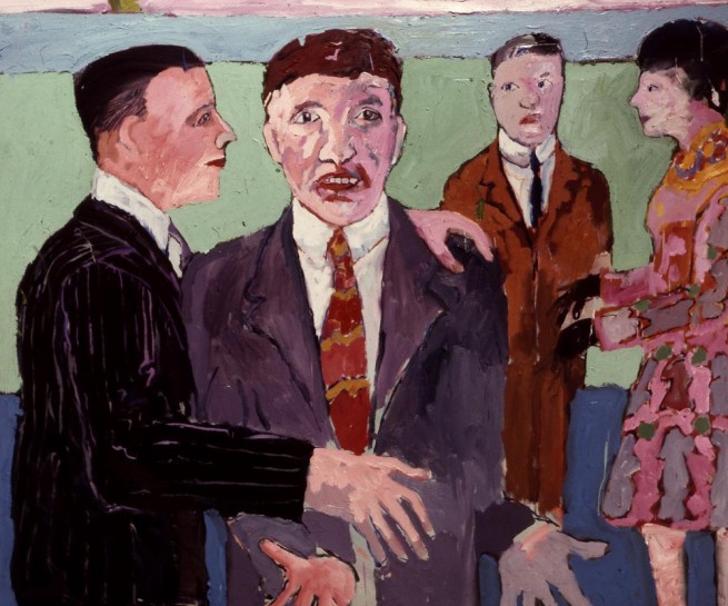 The Fitting oil on canvas 60x46ins 1980